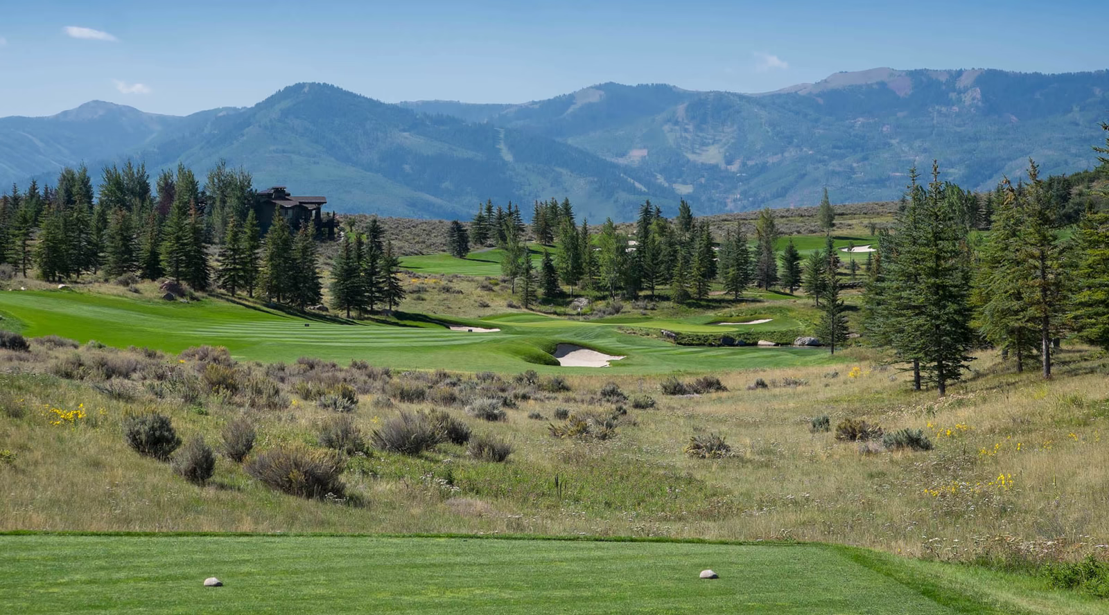 A fairway at Glenwild Golf Club north of Park City