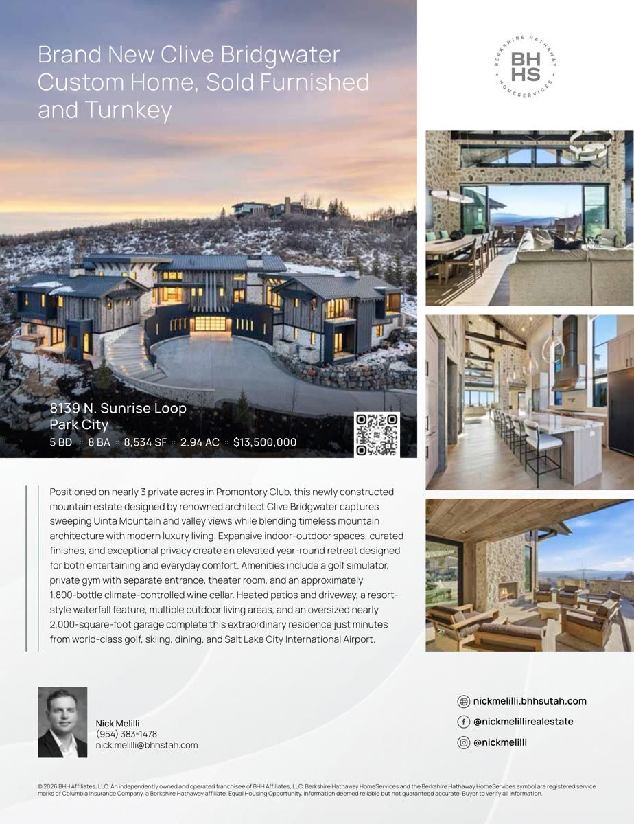 Magazine feature for 8139 N Sunrise Loop