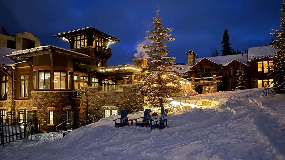 Ski village at Empire Pass, where Red Cloud sits