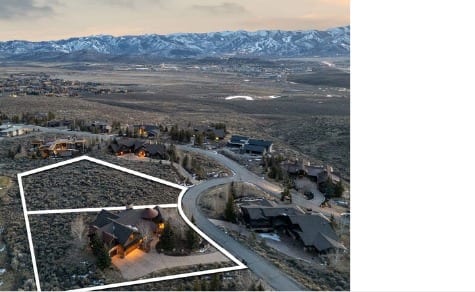 Second aerial of 2650 E Cliff Rose Court
