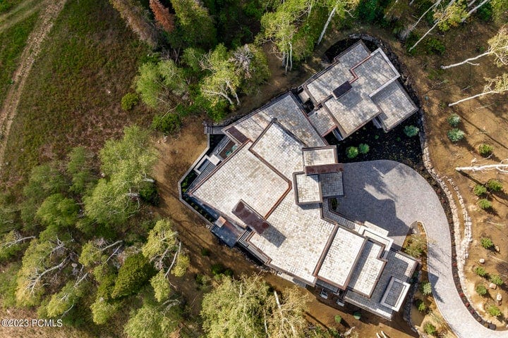 Aerial of 47 Red Cloud Trail above Park City