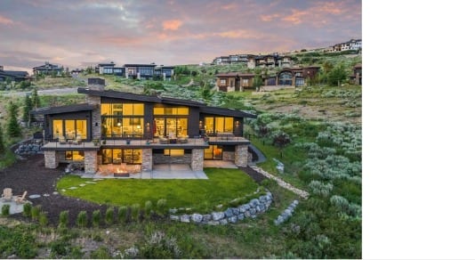 Aerial of 9310 Golden Spike Court
